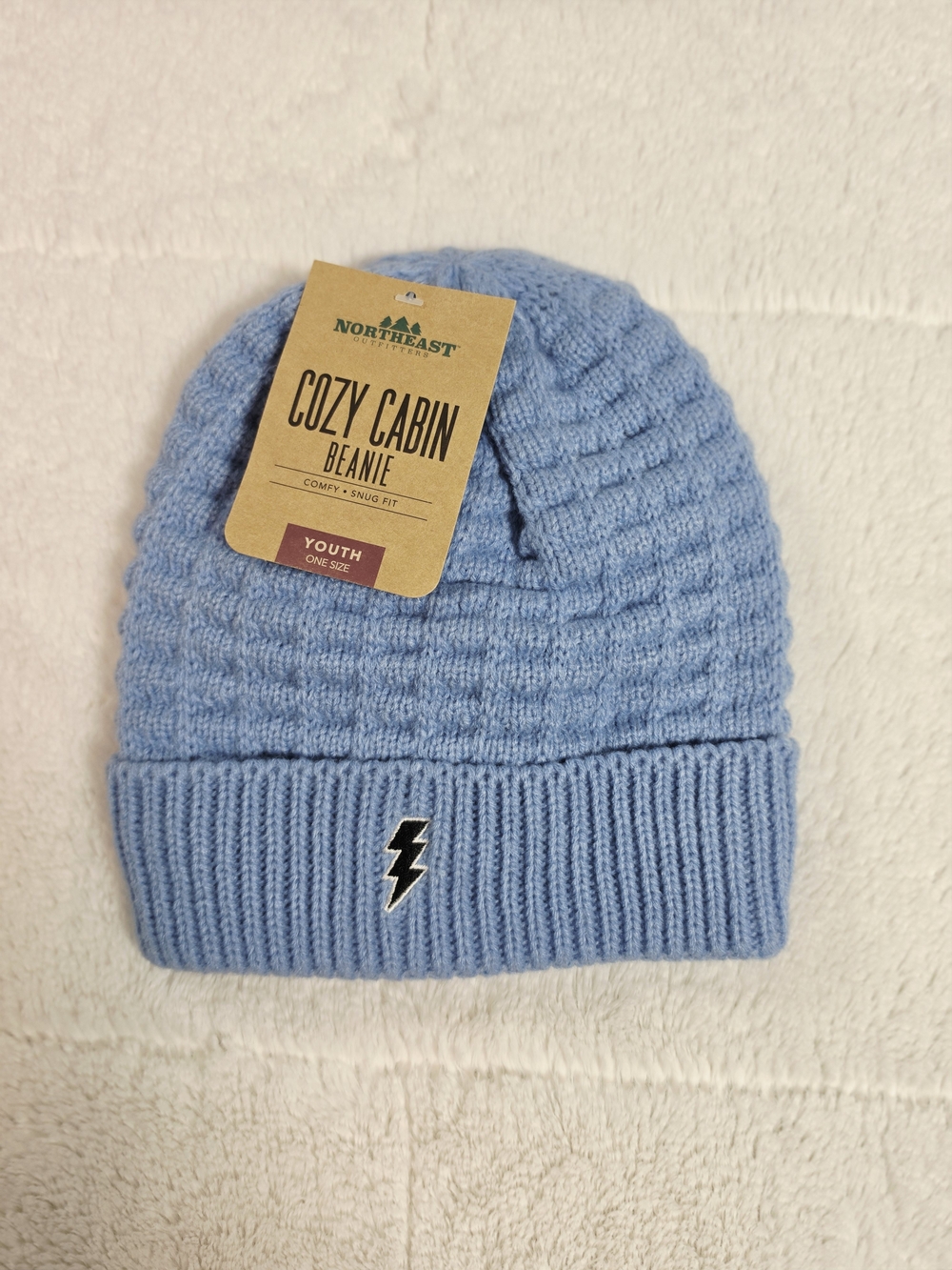 Cozy Cabin Youth Beanie by Northeast - Light Blue(H1-36)